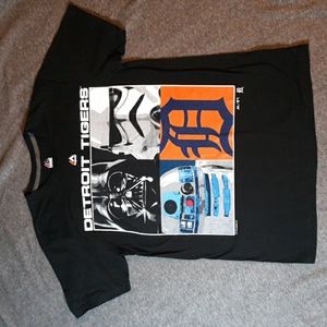 Detroit Tigers Star Wars med shirt Majestic